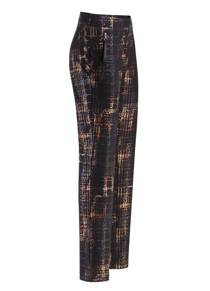 Byxor med skuren midjeband 