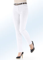 Superbekväma powerstretch-jeans VIT