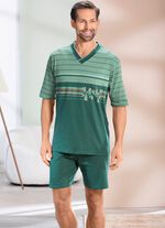 Shorts med V-ringning 