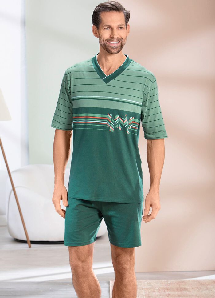 Shorts med V-ringning 