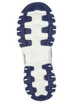 SKECHERS sneakers med snörning och mockakanter, 