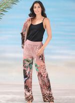 Laurina-byxor med briljant f&auml;rgtryck 