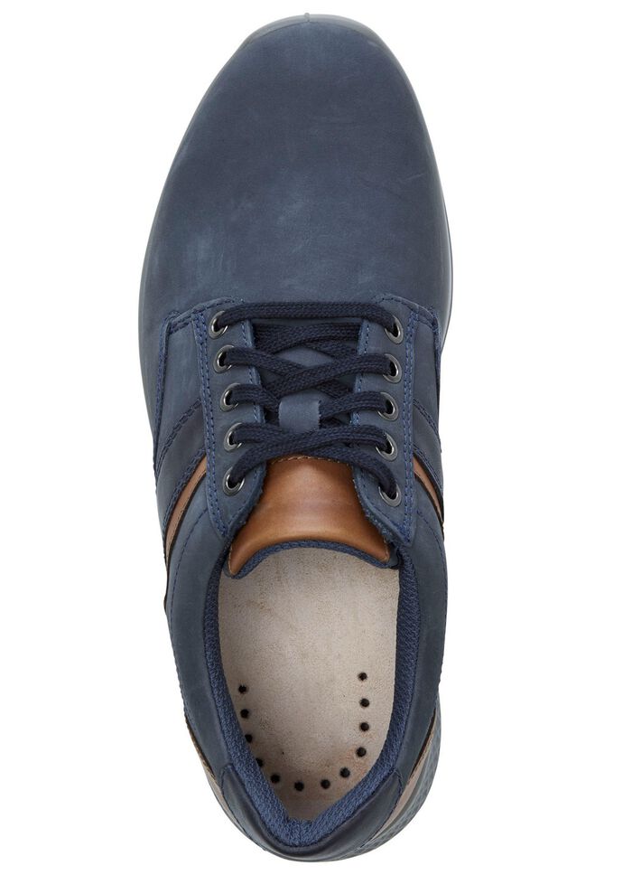 GINO GALANTE sn&ouml;rsko gjord av smord, skuggad kohud nubuckl&auml;der 