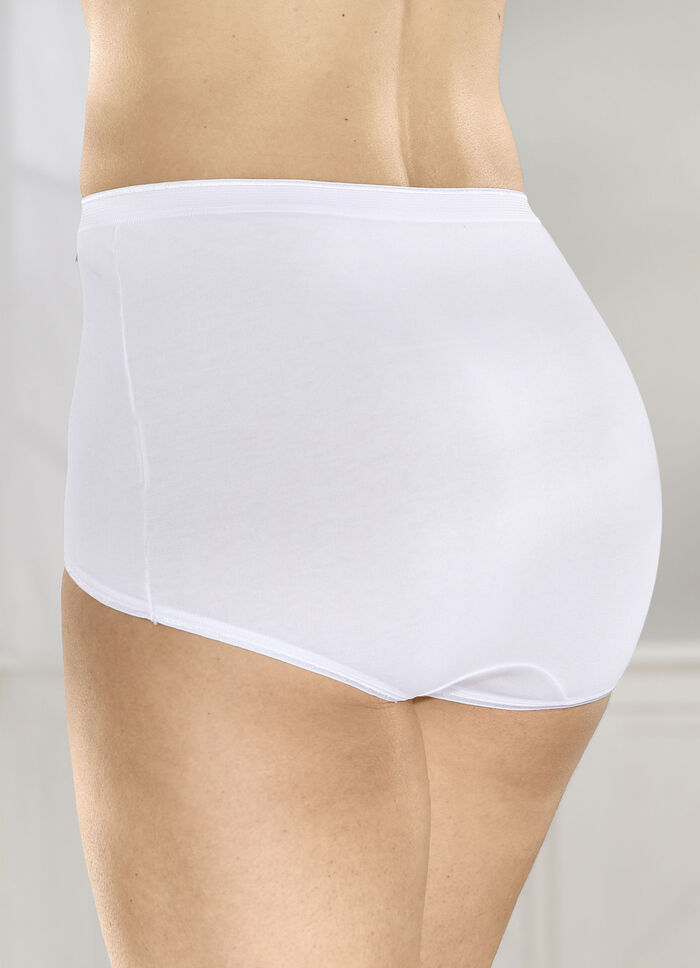 Brio Lingerie fempack trosor med resår i muddarna, 