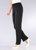 Byxor med elegant glans i extra korta storlekar 