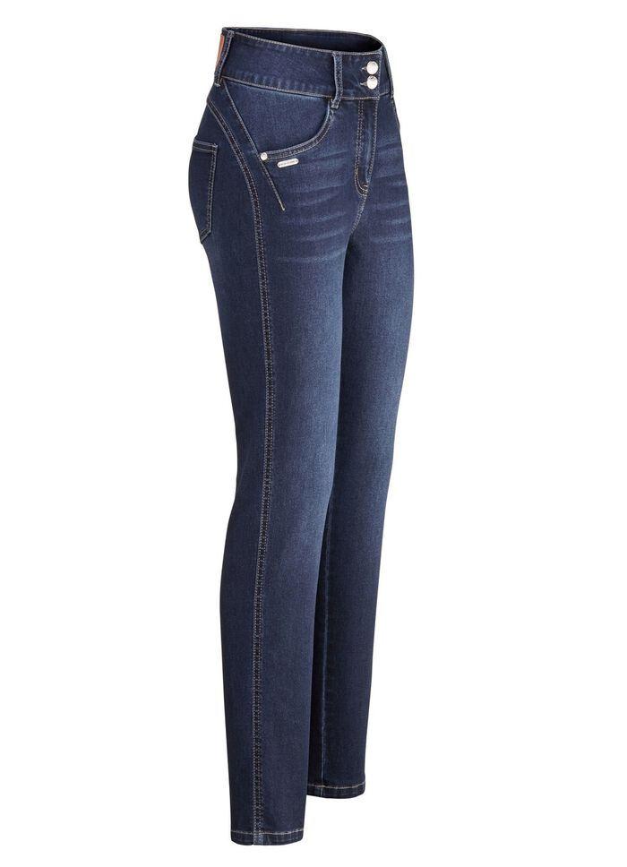 Shaping-jeans med 4 fickor 