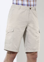 Bermudashorts med cargofickor i 3 f&auml;rger BEIGE