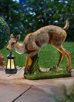 R&aring;djurskalv med solcellslampa 