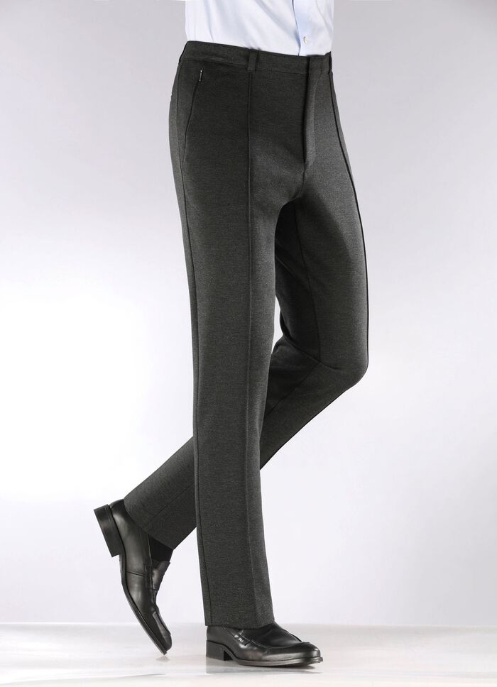 Trendiga "Klaus Models"-byxor med res&aring;r i midjan i 4 f&auml;rger 