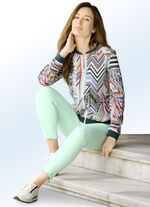 Magiska jeans med trendig fransf&aring;ll MINT