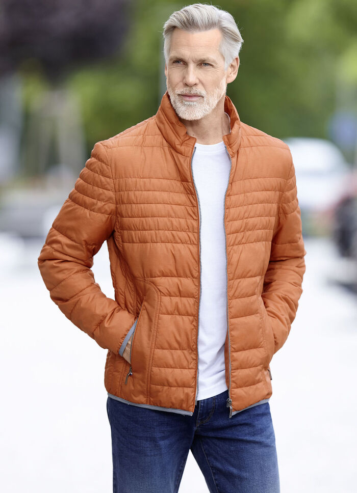 Quiltad blus från "Gate One" i 3 färger JORD