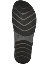 Gemini sandal med elastisk dekorativ sn&ouml;rning SVART