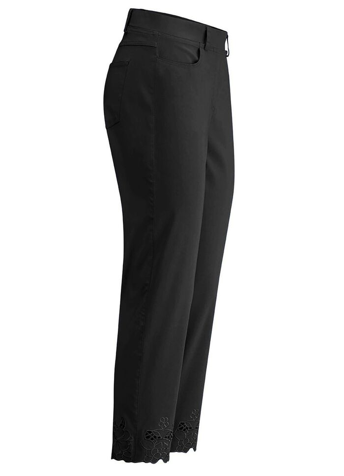 Byxor med blommiga &ouml;ljetter 