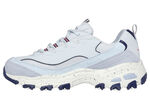 SKECHERS sneakers med snörning och mockakanter, 