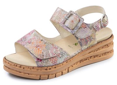 Waldl&auml;ufer, bekv&auml;ma damsandaler, bredd K, med uttagbar fotb&auml;dd 