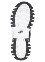 SKECHERS, sportiga damsneakers, med uttagbar fotbädd SVARTVITT