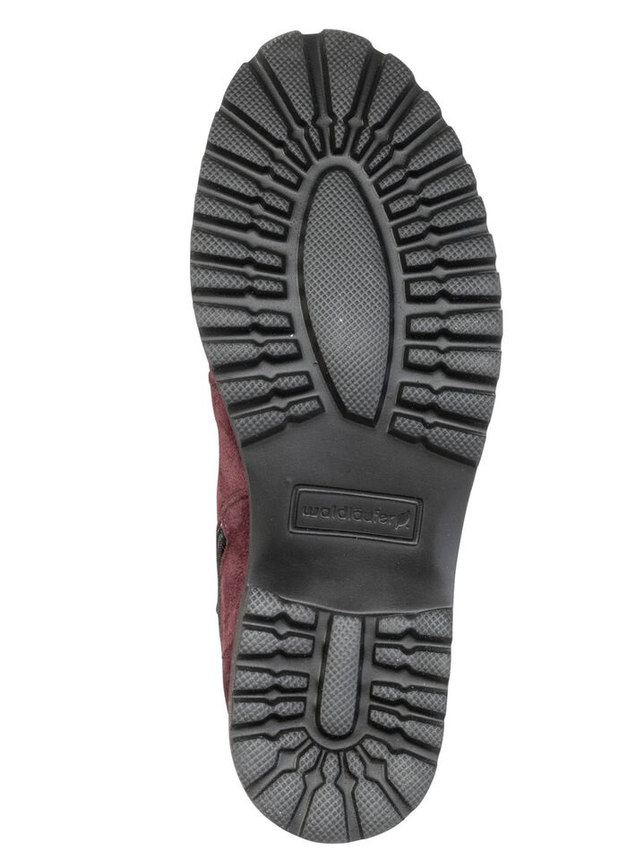 Waldl&auml;ufer, bekv&auml;ma damst&ouml;vlar, vinterskor, bredd H, med uttagbar fotb&auml;dd BORDEAUX