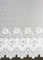 Blomsterf&ouml;nstergardin, rak finish 