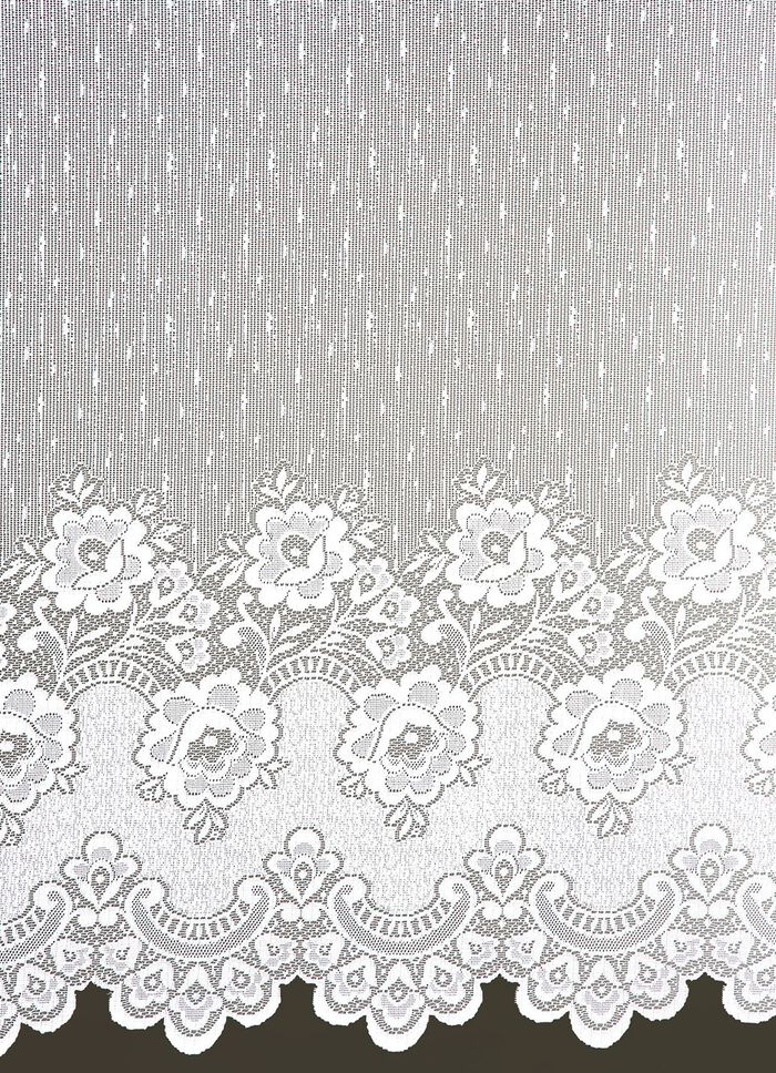 Blomsterf&ouml;nstergardin, rak finish 