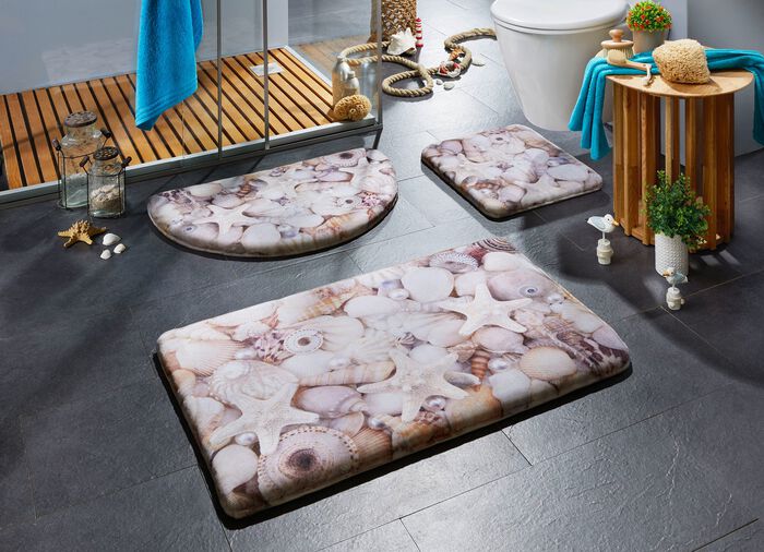 Dr&ouml;mlikt badrumsset med bandkant 