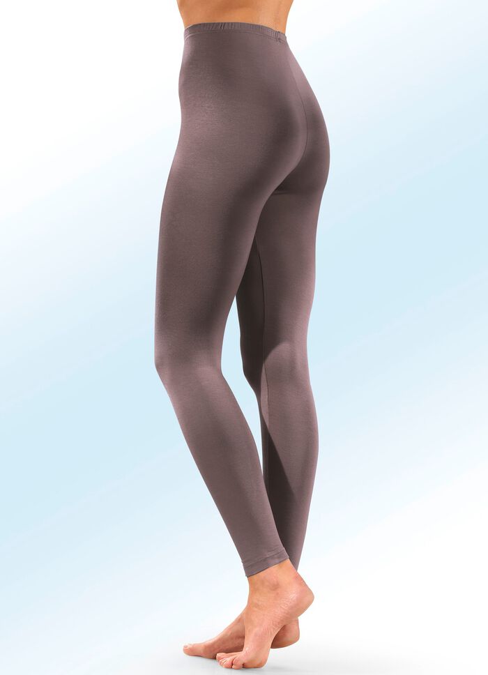 Tv&aring;pack leggings i bekv&auml;m mikrofiber 