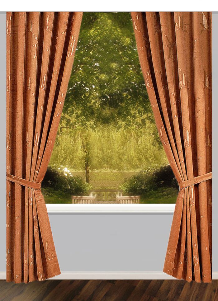 Gardinset med universalskena 