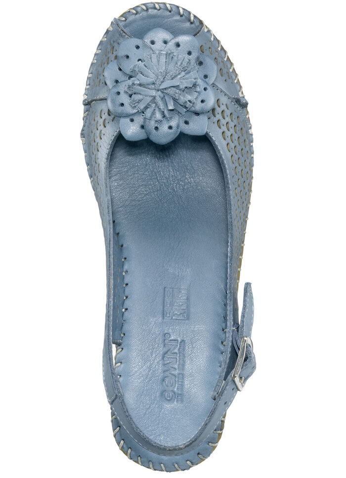 Gemini sandal med läderblomma JEANS
