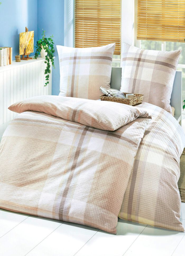 Icke-järn sänglinne set från Biberna BEIGE