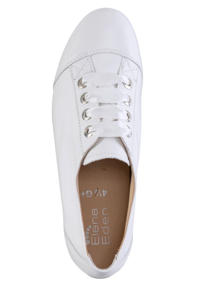 ELENA EDEN sn&ouml;rsko av b&auml;sta kalvskinn VIT