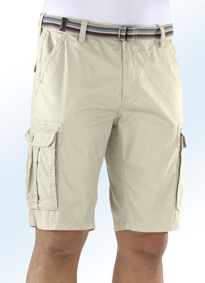 Bermudasshorts med cargofickor i 4 färger KITT
