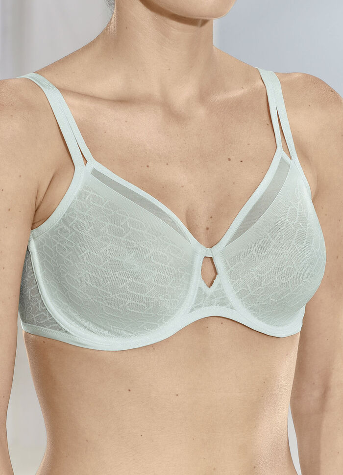 Triumph Signature genomskinlig minimizer bygel-bh med formade kupor MINT