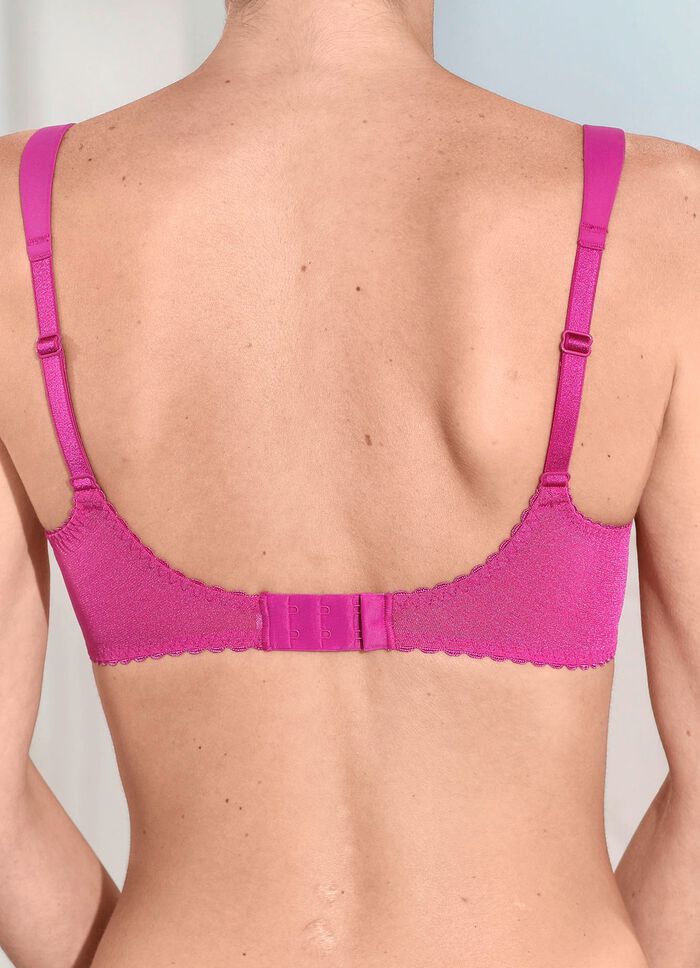 Rosa Faia bygel-bh med spets i tyllbroderi 