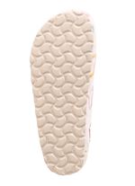 Laurina, klassiska damtofflor, bredd H, med anatomiskt formad fotbädd ECRU