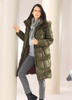 Kort dunkappa med avtagbar huva 