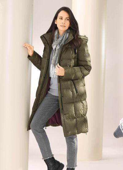 Kort dunkappa med avtagbar huva 