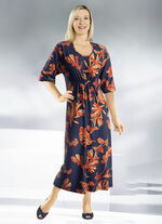 Kaftan med briljant färgat tryck 