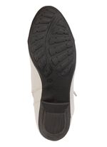 Andrea Conti, moderiktiga damst&ouml;vlar, vinterskor, med dragkedja ECRU