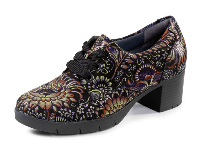 Snörning promenadskor SVART-FÄRGAD