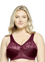 St&ouml;d-bh fr&aring;n Glamorise med spets BORDEAUX