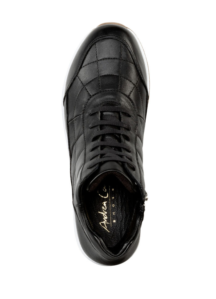 Andrea Conti tossor i snörning med trendig quiltning SVART