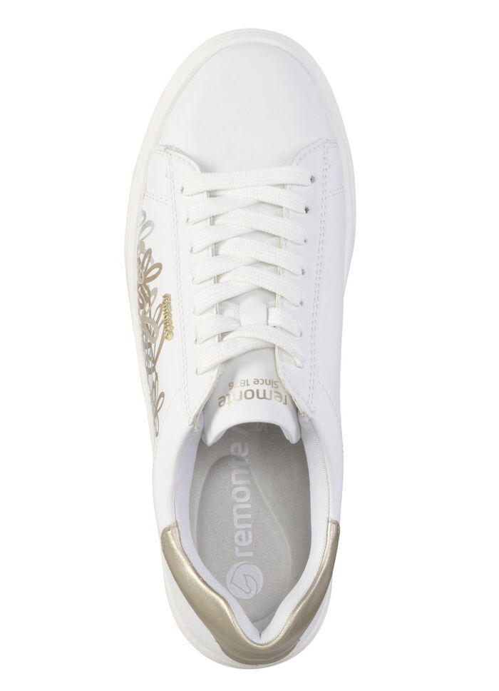 Remonte sneakers med lekfullt blommönster, 