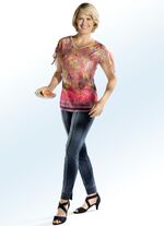 Mycket elastiska jeans i pull-on-stil 