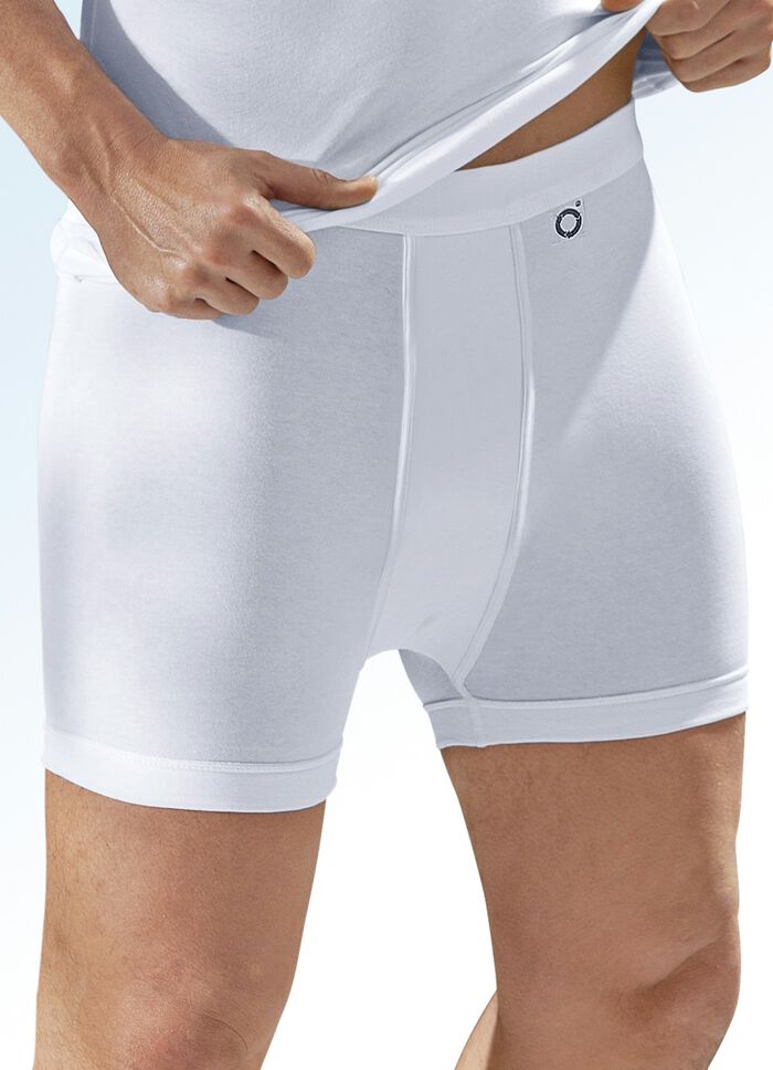 Pfeilring 3-pack kalsonger i fin jersey, vita 