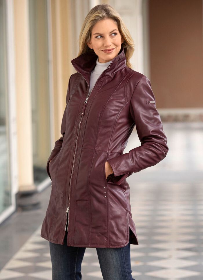 Kort l&auml;derkappa fr&aring;n &ldquo;Cabrini&rdquo; 