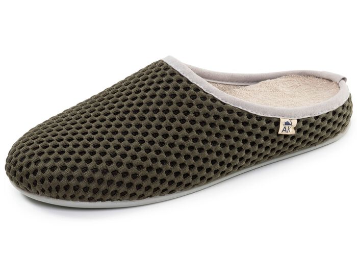 L&auml;tta herrtofflor med uttagbar fotb&auml;dd KHAKI