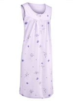 Nattlinnen i tvåpack med breda axelband och knappslå 1X MJUK SYRENFÄRG, 1X MJUK ROSFÄRG