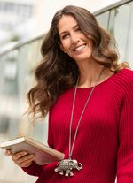 Trottoarkedja med elefant 