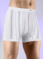 Fyrapack randiga kalsonger 2X MARINE-BUNT, 2X WEISS-BUNT