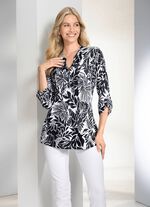 Skjorttunika med st&aring;krage 