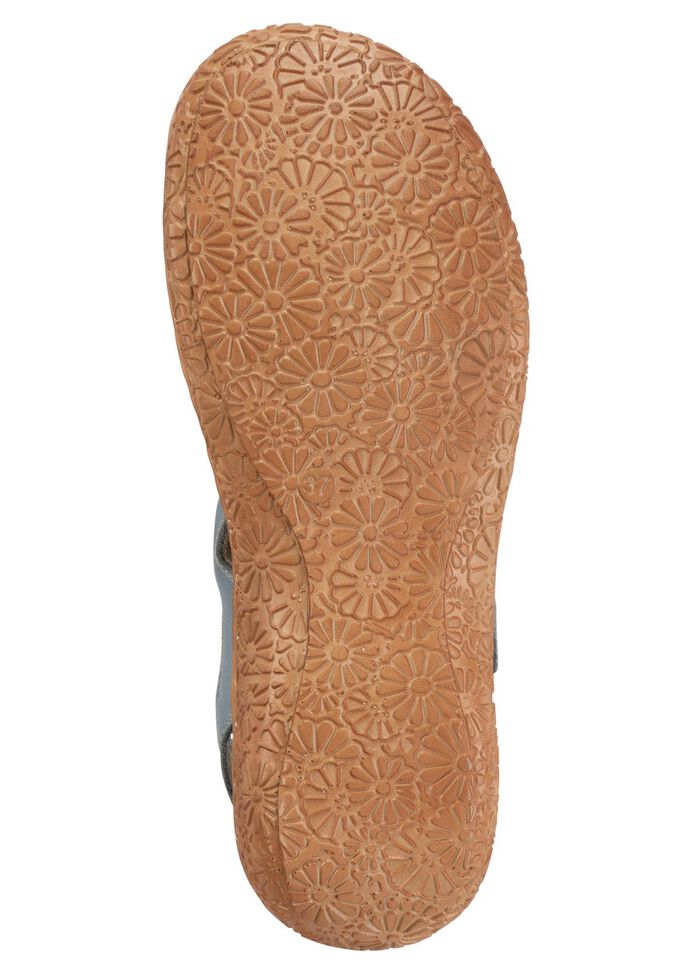 ELENA EDEN tofflor av nappal&auml;der med skrynklig struktur 